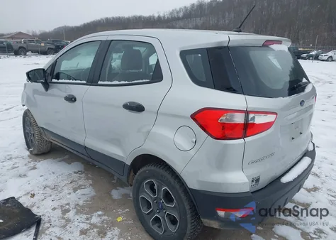 2018 Ford Ecosport S from USA, damaged, VIN MAJ6P1SL1JC174491